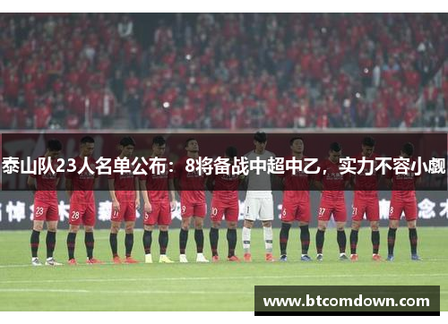 泰山队23人名单公布：8将备战中超中乙，实力不容小觑